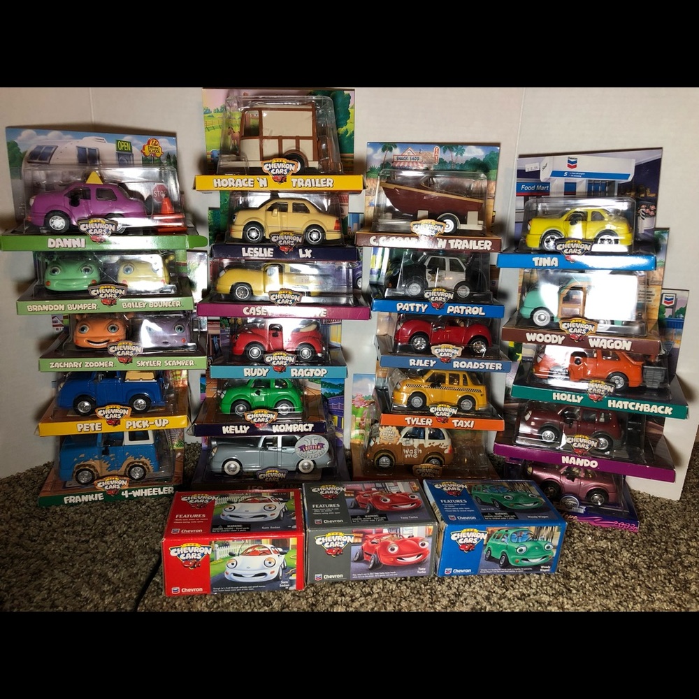 Entire collection of chevron toy cars